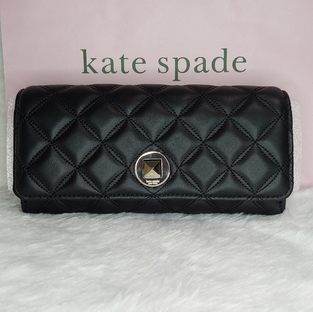 🎀 Kate Spade Natalia large turnlock wallet